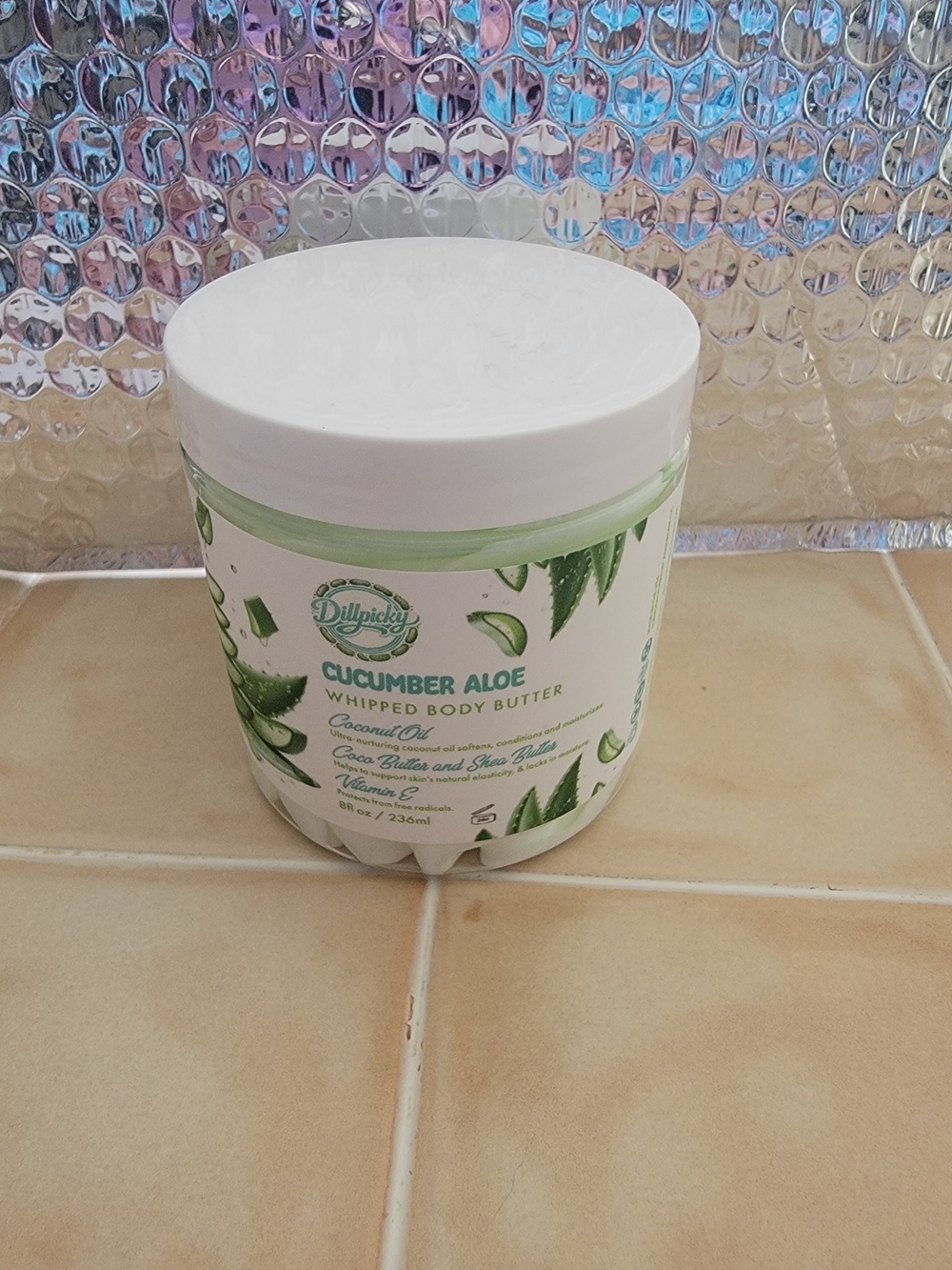 Cucumber Aloe Whipped Body Butter.